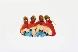 “Untitled”, 2014, watercolor on Paper, 55x38 cm