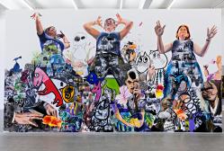 Wall Painting and Installation Kunstverein Hamburg, January 2017